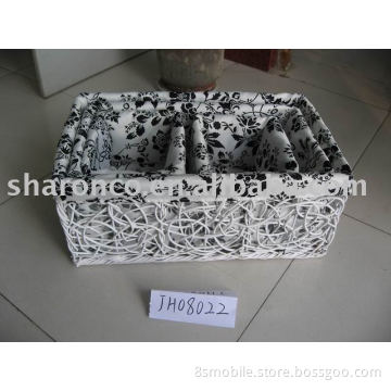 Storage basket made from Willow material